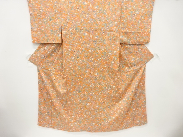 花車模様　小紋着物